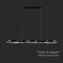 CANDELABRU LED 38W 4000K 95X100CM - NEGRU - Img 5