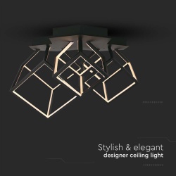CANDELABRU LED 46W 3000K 64.5X55X42CM - NEGRU - Img 5