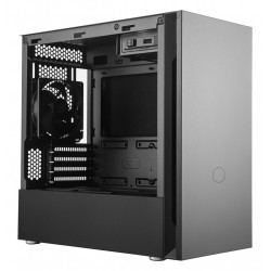CARCASA Cooler Master, Mini Tower, mATX, "Silencio S400", fara sursa, sticla securizata, 2 x fan, USB 3.0 x 2, Jack 3.5mm x 1, card reader, mesh , "MCS-S400-KG5N-S00" - Img 2