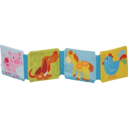 Carte textila cu sunete - zornait, chitait, fosnet, pentru bebelusi si toddleri