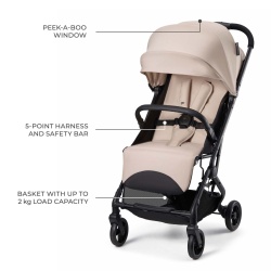 CARUCIOR SPORT KINDERKRAFT INDY3, MISTY BEIGE - Img 5