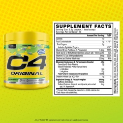 Cellucor C4 Original Pre-workout Jolly Rancher Green Apple, Formula Pre-workout Cu Aroma De Mar Verde, 174 G - Img 2