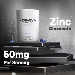 Codeage Liposomal Zinc 50+, Zinc Lipozomal 50+ Complex De Fosfolipide, 100 Cps - Img 5