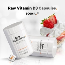 Codeage Raw Vitamin D3, Vitamina D3 (5000 Iu) Naturala Din Saccharomyces Cerevisiae, 60 Cps - Img 5