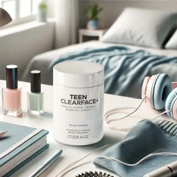 Codeage Teen Clearface Daily Multivitamin & Minerals, Complex De Multivitamine Pentru Adolescenti Pentru Ten Sanatos, 60 Cps - Img 10
