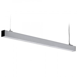 Corp iluminat liniar 120cm 40w 4000k alb neutru - argintiu