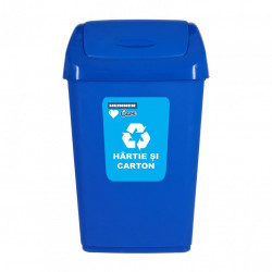 Cos gunoi pt reciclare eco 35 l, albastr - Img 2
