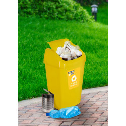Cos gunoi pt reciclare eco 35 l, galben - Img 3