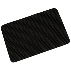 Covoras impermeabil pentru litiera pisici, dimensiune 40 x 60 cm, dublu strat, culoare Neagra - Img 8