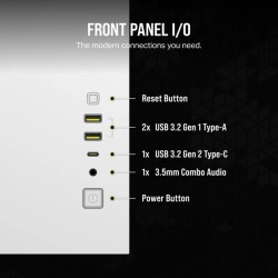 CR Case iCUE 2500X RGB Micro ATX White - Img 17