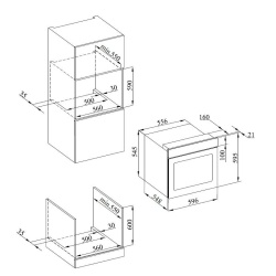 CUPTOR BUILT IN HEINNER HBO-S568LDTGC-BK - Img 3