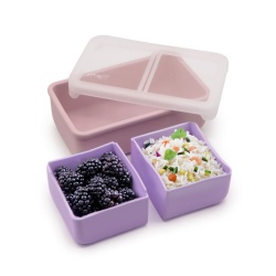 CUTIE PRANZ BENTO CU COMPARTIMENTE DETASABILE, MELII, PINK PURPLE - Img 4