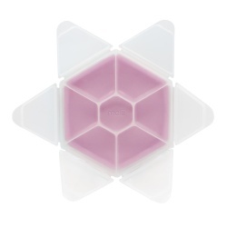 CUTIE SNACK HEXAGON SNACKLE 6 COMPARTMENTE, MELII, PINK - Img 4