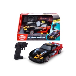 DICKIE TOYS MASINUTA NIGHT PHANTOM RC CU TELECOMANDA 2.4GHz SCARA 1 LA 18 - Img 3