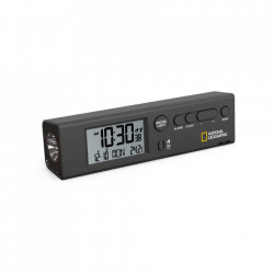 Dispozitiv multifunctional cu lanterna, ceas si statie meteo National Geographic 9060300