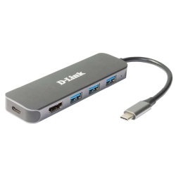 DLINK 5-IN-1 USB-C HUB DUB-2333