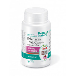 ECHINACEEA + VIT.C NATURALA+SELENIU+ZINC 30cps ROTTA NATURA