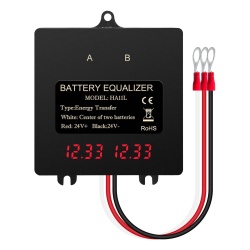 Egalizator alimentare baterii 2 x 12V pentru sisteme fotovoltaice 24V, cu display LCD - Img 3