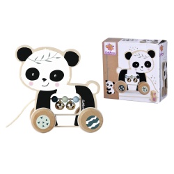 EICHHORN JUCARIE DE TRAS URSULET PANDA DE LEMN 15CM - Img 2