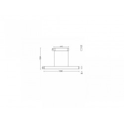 Ensis hue pendant white 2x39w 24v - Img 3