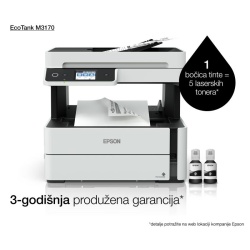 Epson e-t m3170 ciss mono inkjet mfp - Img 6