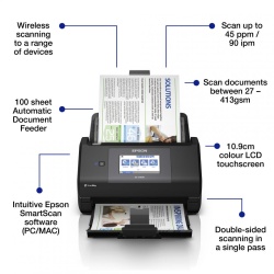 EPSON WORKFORCE ES-590W A4 SCANNER - Img 3