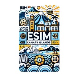 eSIM Canary Islands, 50GB, 30 Days, Standard