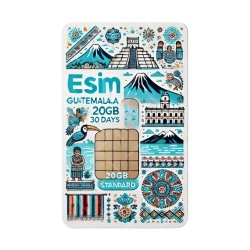 eSIM Guatemala 20GB 30Days Standard