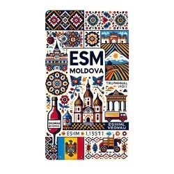 eSIM Moldova, 50GB, 30 Days, Standard