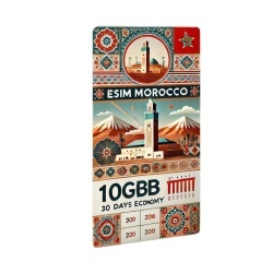 eSIM Morocco 10GB 30Days Economy