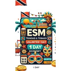 eSIM Trinidad and Tobago Unlimited 1 Days Economy