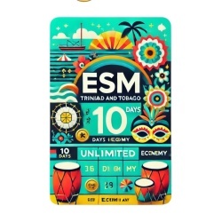 eSIM Trinidad and Tobago Unlimited 10 Days Economy