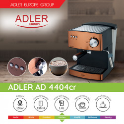 ESPRESSOR 15 BAR AD 4404 ADLER - Img 14