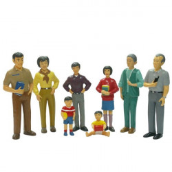 Figurine familie asiatica Miniland - Img 1