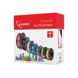 Filament pentru imprimanta 3D Gembird 3DP-PLA+1.75-02-BK PLA-plus Black 1.75mm 1kg - Img 1