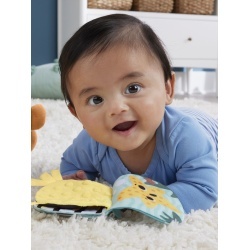 FISHER PRICE JUCARIE SENZORIALA 2 IN 1 TUMMY TIME VIDRA PENTRU BEBELUSI - Img 6