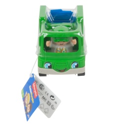FISHER PRICE LITTLE PEOPLE VEHICUL CAMION RECICLARE 10CM - Img 1