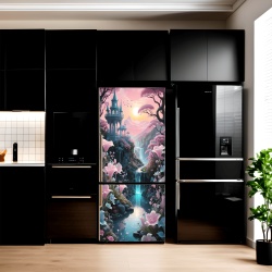 Folie imprimata color pentru decor Frigider, dimensiune 200 x 90cm, model: AVX-FR13 - Img 1