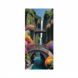 Folie imprimata color pentru decor Frigider, dimensiune 200 x 90cm, model: AVX-FR26 - Img 2