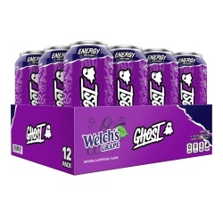Ghost Energy Drink With Welch's Grape Flavor, Bautura Energizanta Cu Aroma De Struguri Welch’s, 473 Ml - Img 4