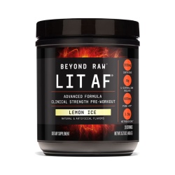 Gnc Beyond Raw Lit Af, Formula Pre-workout, Aroma De Lamaie, 446.4 G