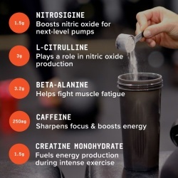 Gnc Beyond Raw Lit Af, Pre-workout, Cu Aroma De Icy Fireworks, 443.6 G - Img 9