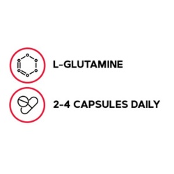 Gnc Pro Performance L-glutamine 1500 Mg, Glutamina, 180 Cps - Img 3
