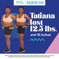 Gnc Total Lean Glucatrim Proven Weight Loss + Blood Glucose Support, Formula Avansata Pentru Slabit, 120 Cps - Img 9