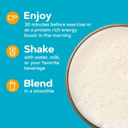 Gnc Total Lean Lean Shake Burn, Shake Proteic, Cu Aroma De Vanilie, 739.2 G - Img 5