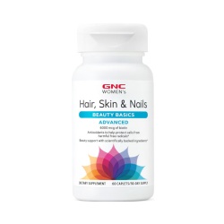 Gnc Women’s Hair, Skin & Nails Advanced, Formula Avansata Pentru Sanatatea Parului, Pielii Si A Unghiilor, 60 Tb
