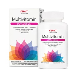 Gnc Women's Ultra Mega Multivitamin, Complex De Multivitamine Pentru Femei, 90 Tb
