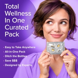 Gnc Women's Vitapak Stress Relief , Program Pentru Reducerea Stresului, 30 Pachetele - Img 8