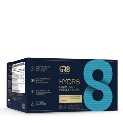 Gr8 Lifestyle Hydr8 Hydration And Muscle Health With Strawberry Watermelon Flavor, Hidratare Avansata Si Suport Muscular, Cu Aroma De Capsuni Si Pepene, 350 G