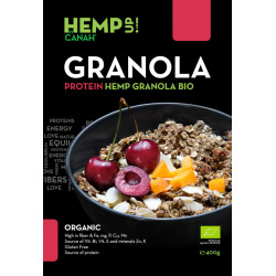 GRANOLA PROTEIN CU CANEPA ECO 400gr CANAH